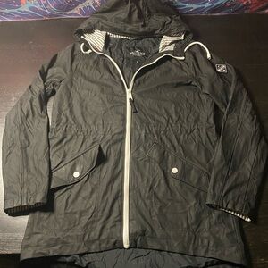 Hollister Co. Black Hooded zip-up Jacket for Men size S